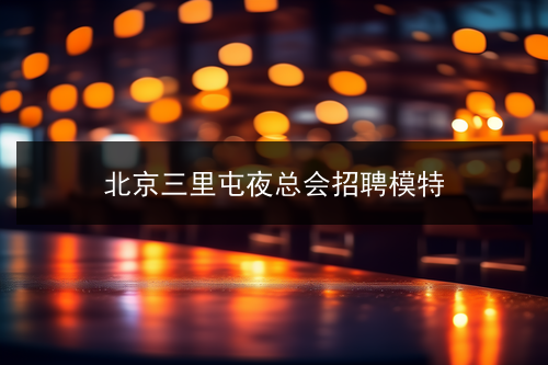 北京三里屯夜总会招聘模特